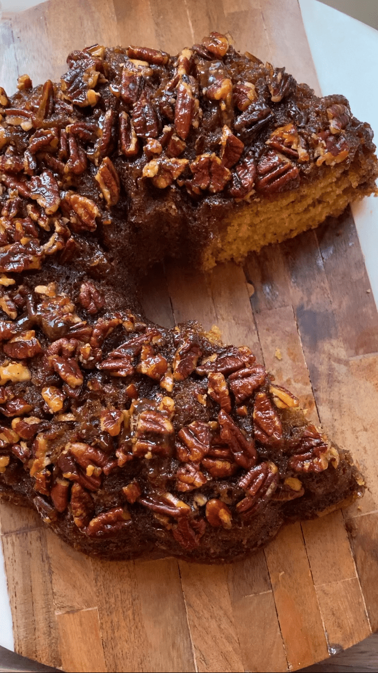 Pumpkin Pecan Bundt&nbsp;Cake