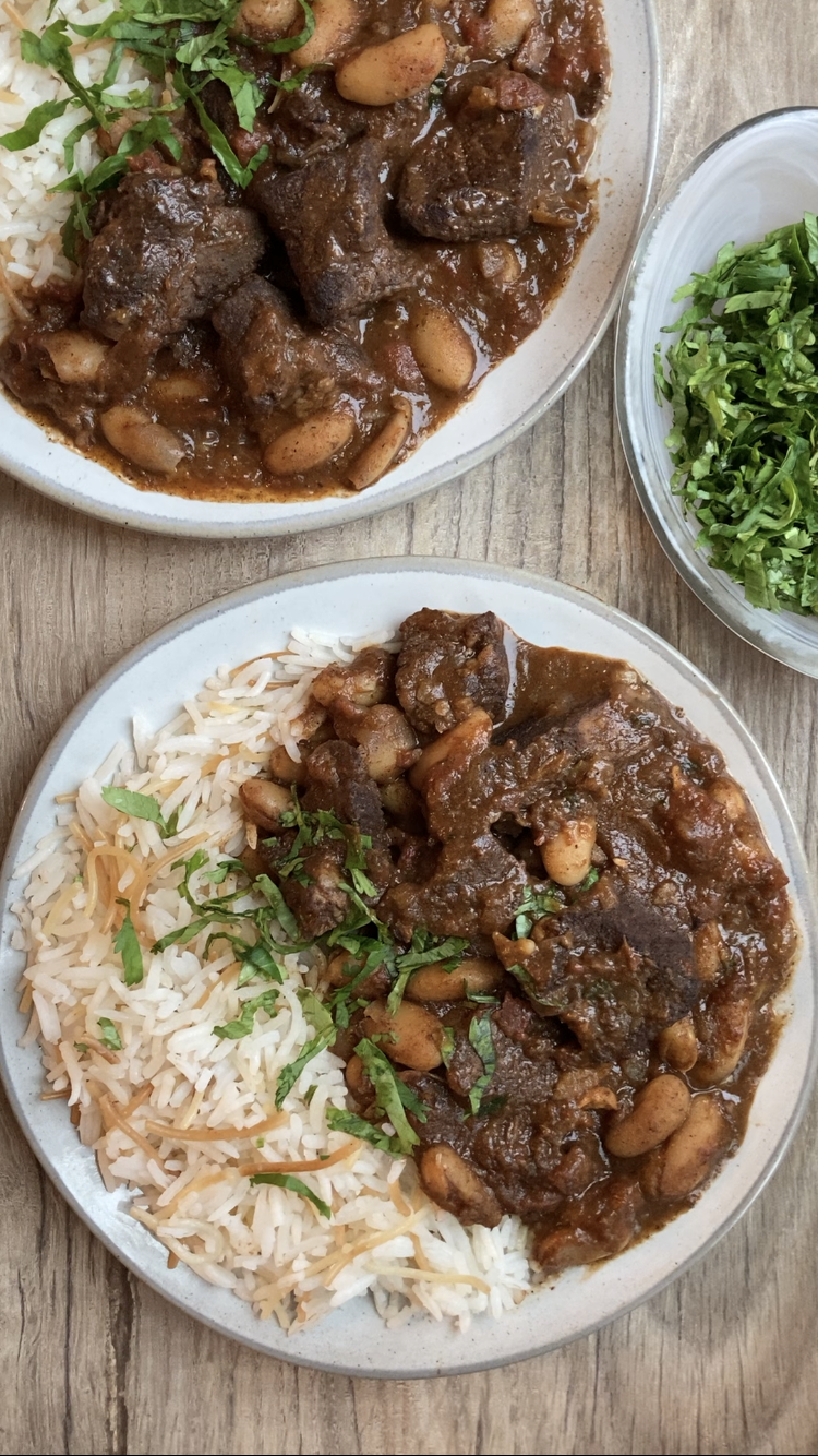Beef and White Bean&nbsp;Stew