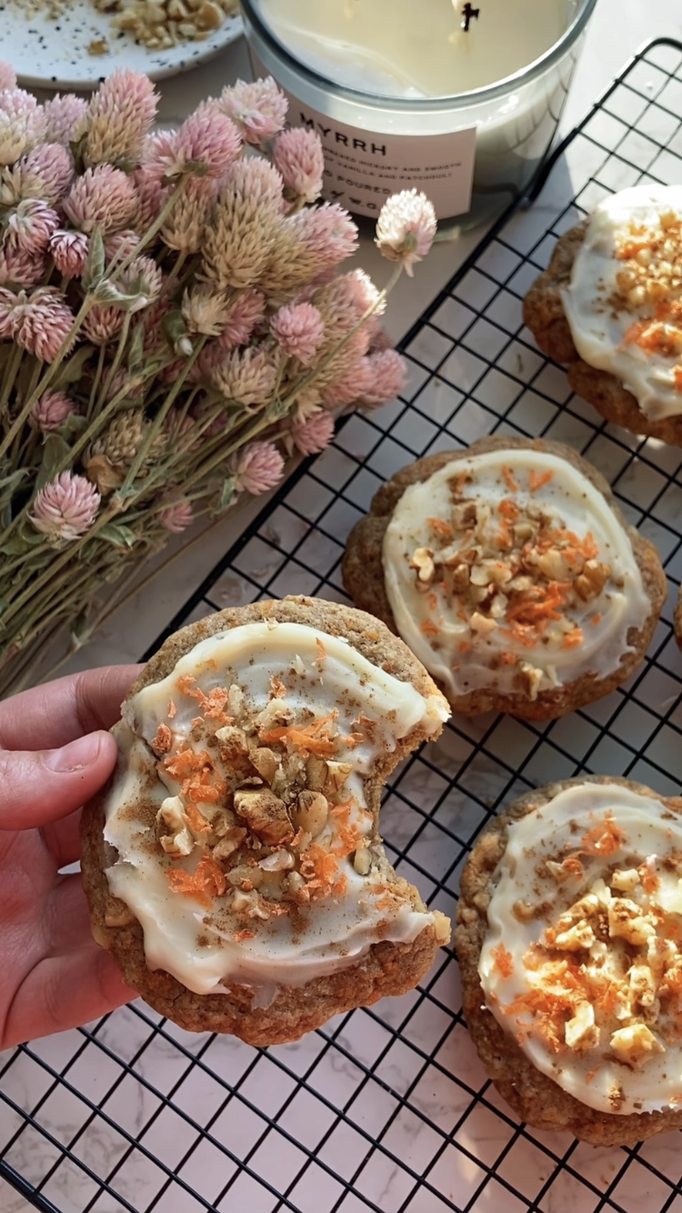 Brown Butter Carrot Cake&nbsp;Cookies